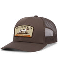 Brown Hunt Walk Trucker Cap