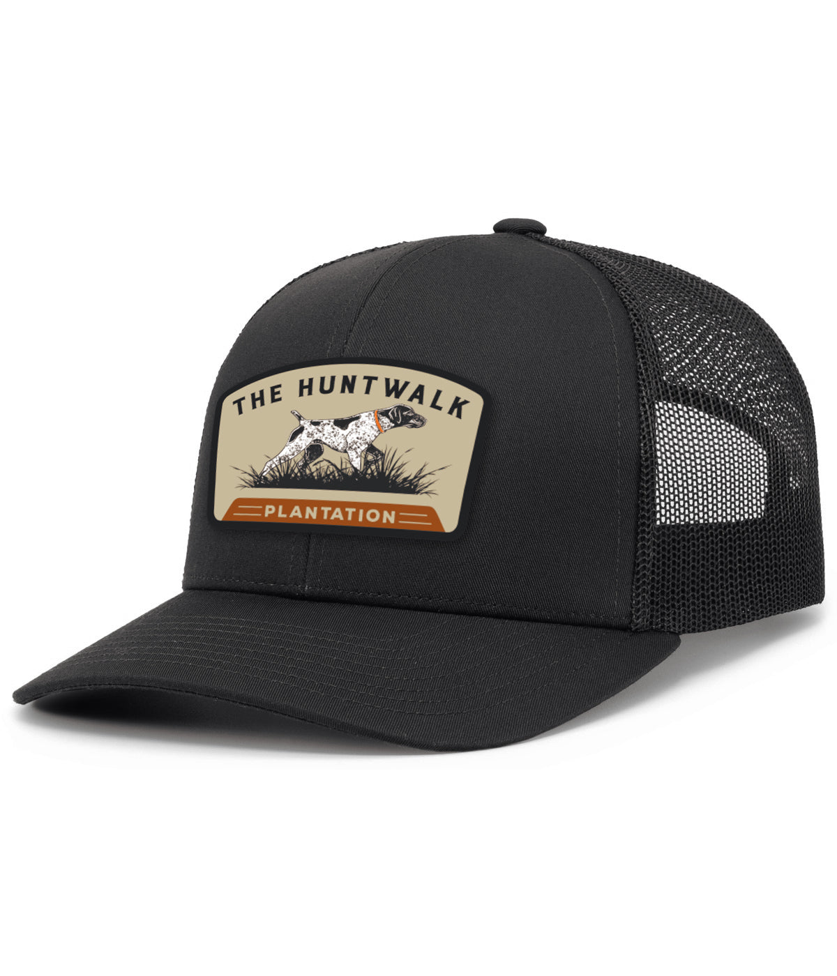 Black Hunt Walk Trucker Cap