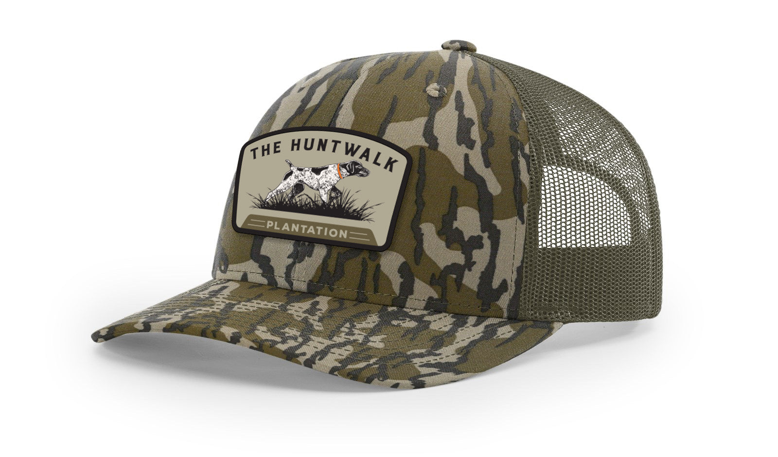Mossy Oak Trucker Cap with Hunt Walk Logo