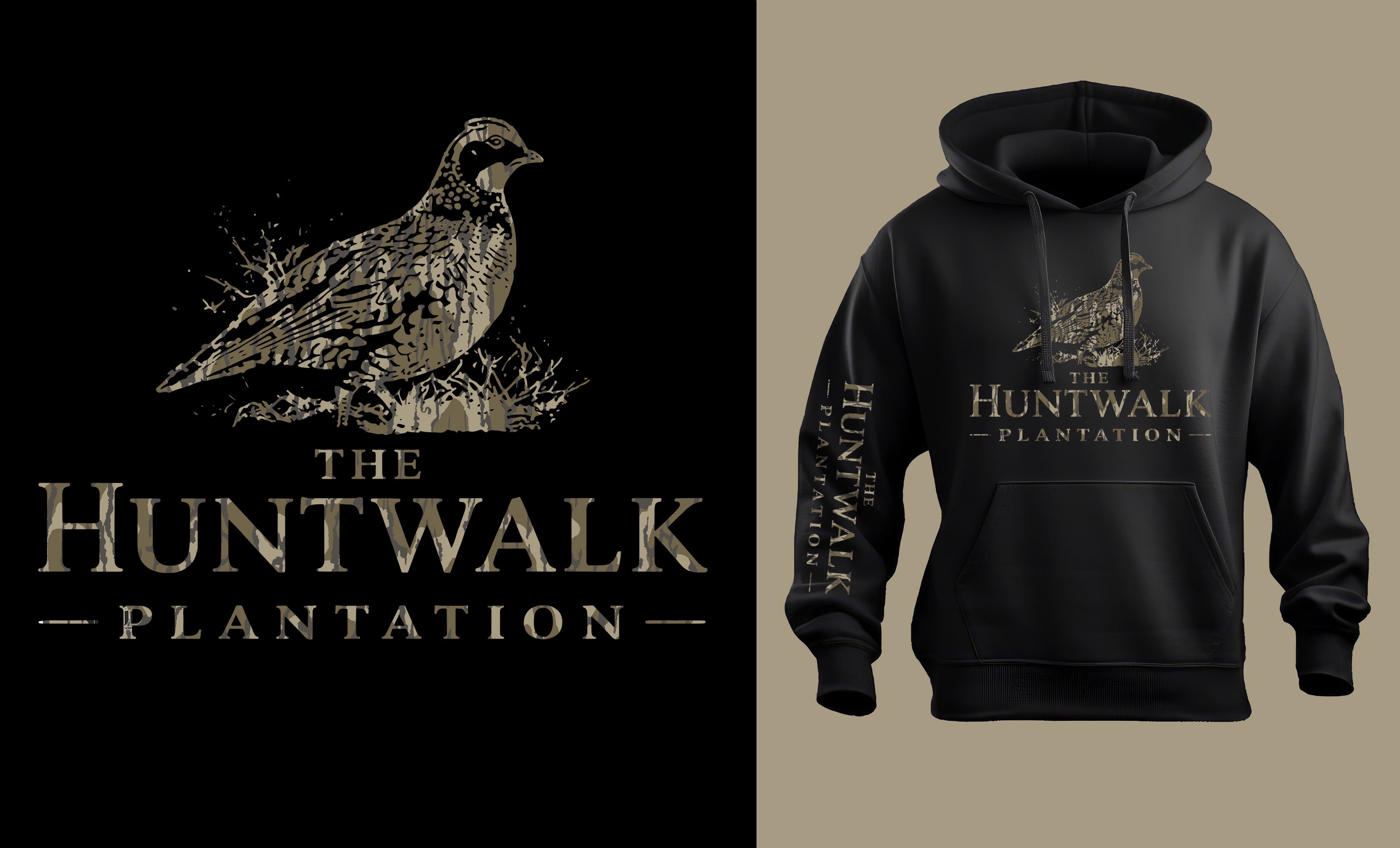 Hunt Walk Plantation Hoodie Bottomland